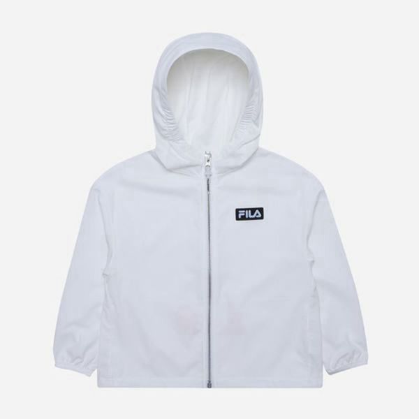 Fila Prism Hooded Mesh Boy's Jackets - White,NZ 206-26384